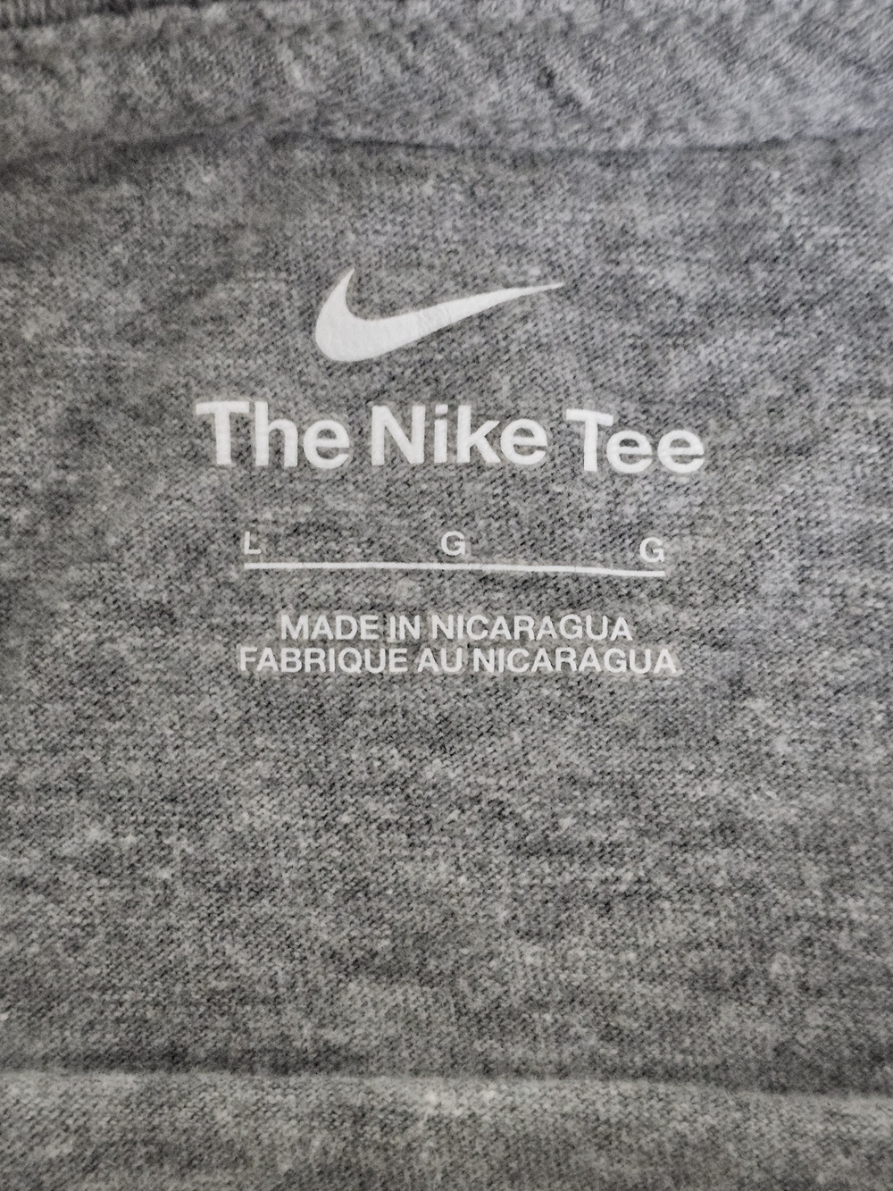 The Nike Tee USMC Marines Graphic T-Shirt Women's Size Large Grey BV2007-06G - Picture 4 of 13